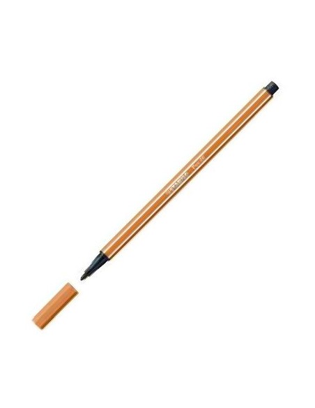C 10 ROTULADOR STABILO PEN 68 OCRE OSCURO Nº89 PUNTA 10MM